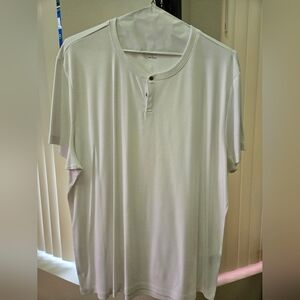 Alfani White Short Sleeve Tee Casual Shirt